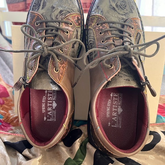 Spring Step Danli Bloom flats Olive 41 / 9.5 new - Picture 4 of 7